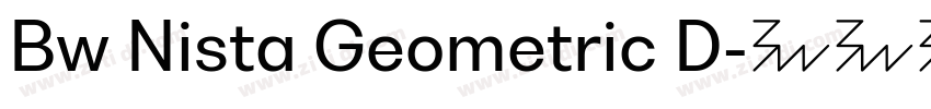 Bw Nista Geometric D字体转换
